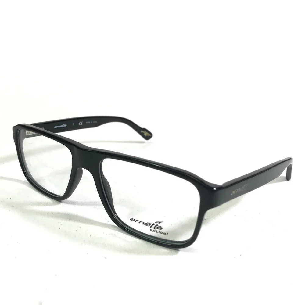 Arnette REVIVAL 7062 1143 Eyeglasses Frames Black Rectangular Full Rim 53-16-140